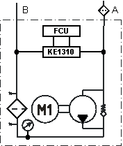 Схема подключения OF5c: фильтрация плюс контроль чистоты