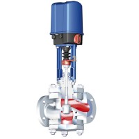 Проходной регулирующий клапан с фланцами и концами под приварку (Приварные патрубки) ARI-STEVI 472 с электрическими и пневматическими приводами
